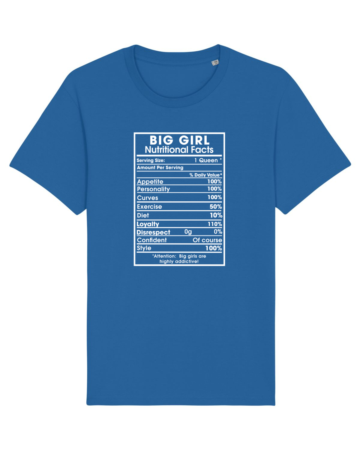 Tricou mânecă scurtă Unisex Rocker Royal Blue
