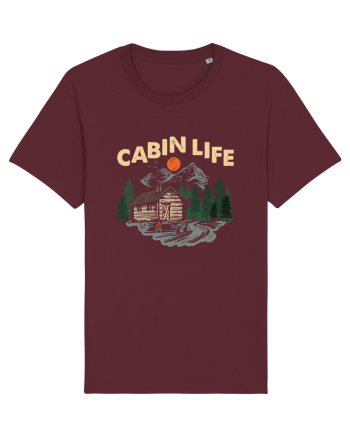 Cabin Life Burgundy