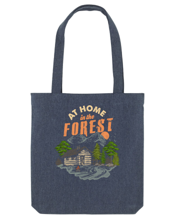 At Home in the Forest Midnight Blue