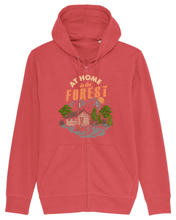 At Home in the Forest Carmine Red