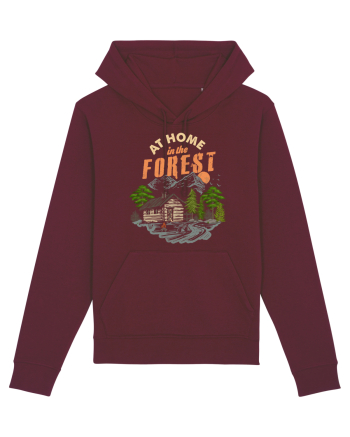 At Home in the Forest Burgundy