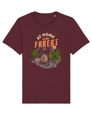 At Home in the Forest Burgundy