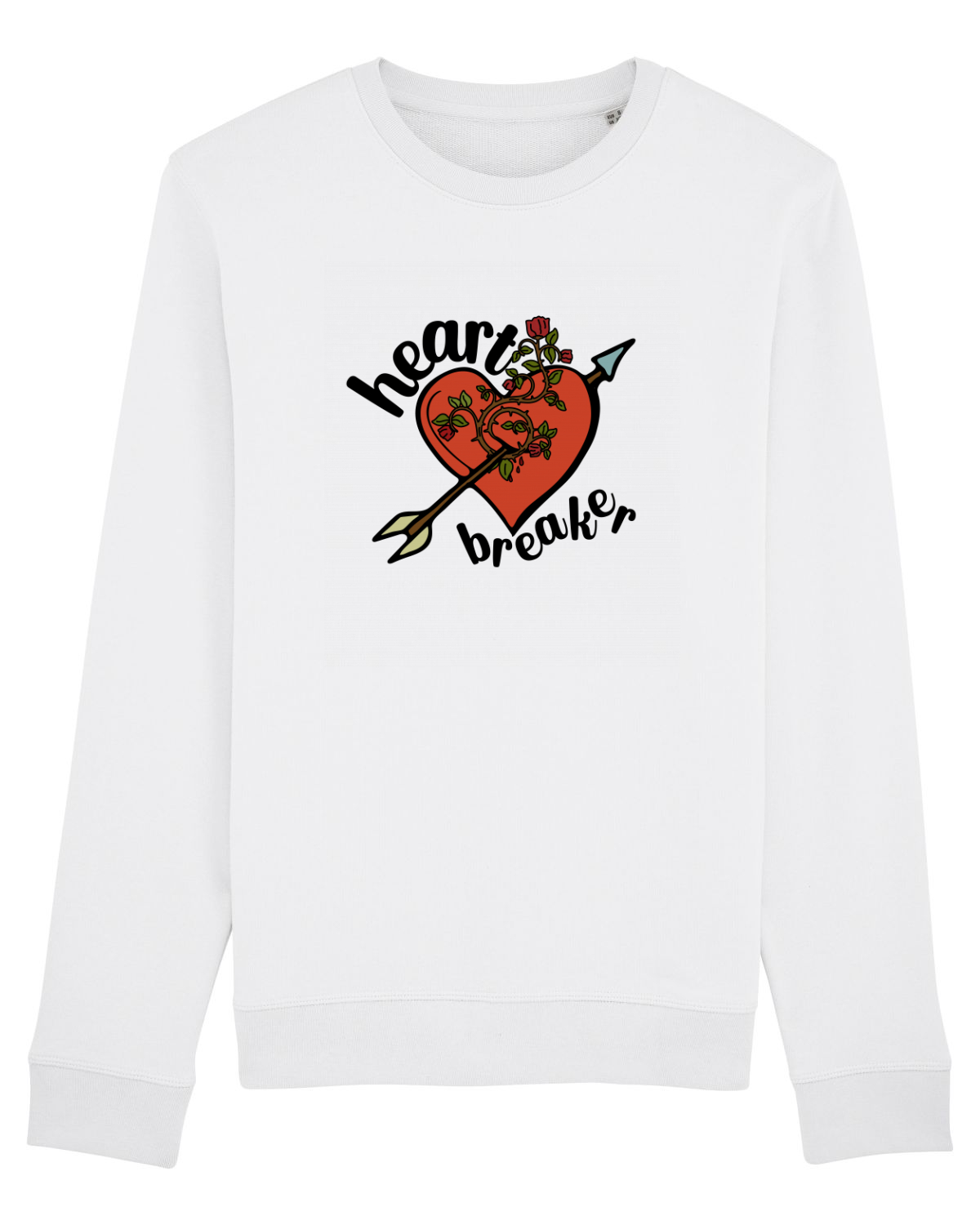 Bluză mânecă lungă Unisex Rise White