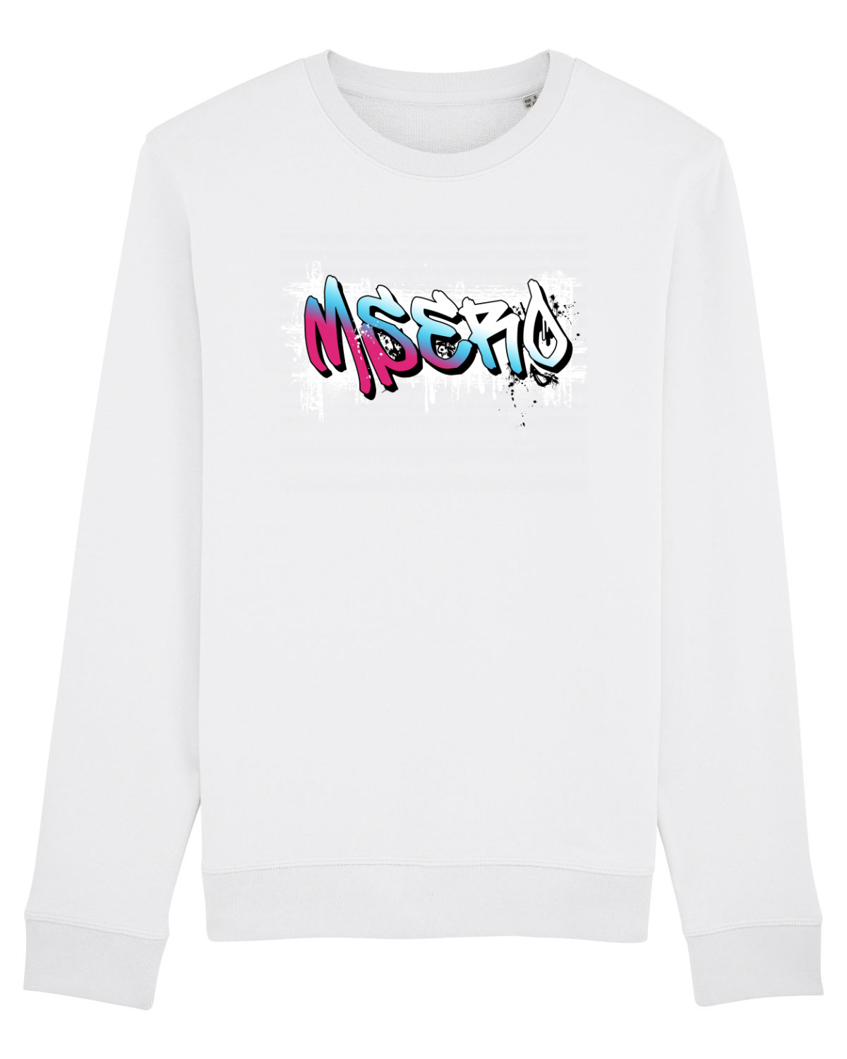 Bluză mânecă lungă Unisex Rise White