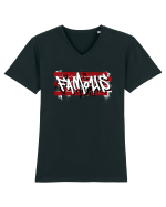 Famous Tricou mânecă scurtă guler V Bărbat Presenter