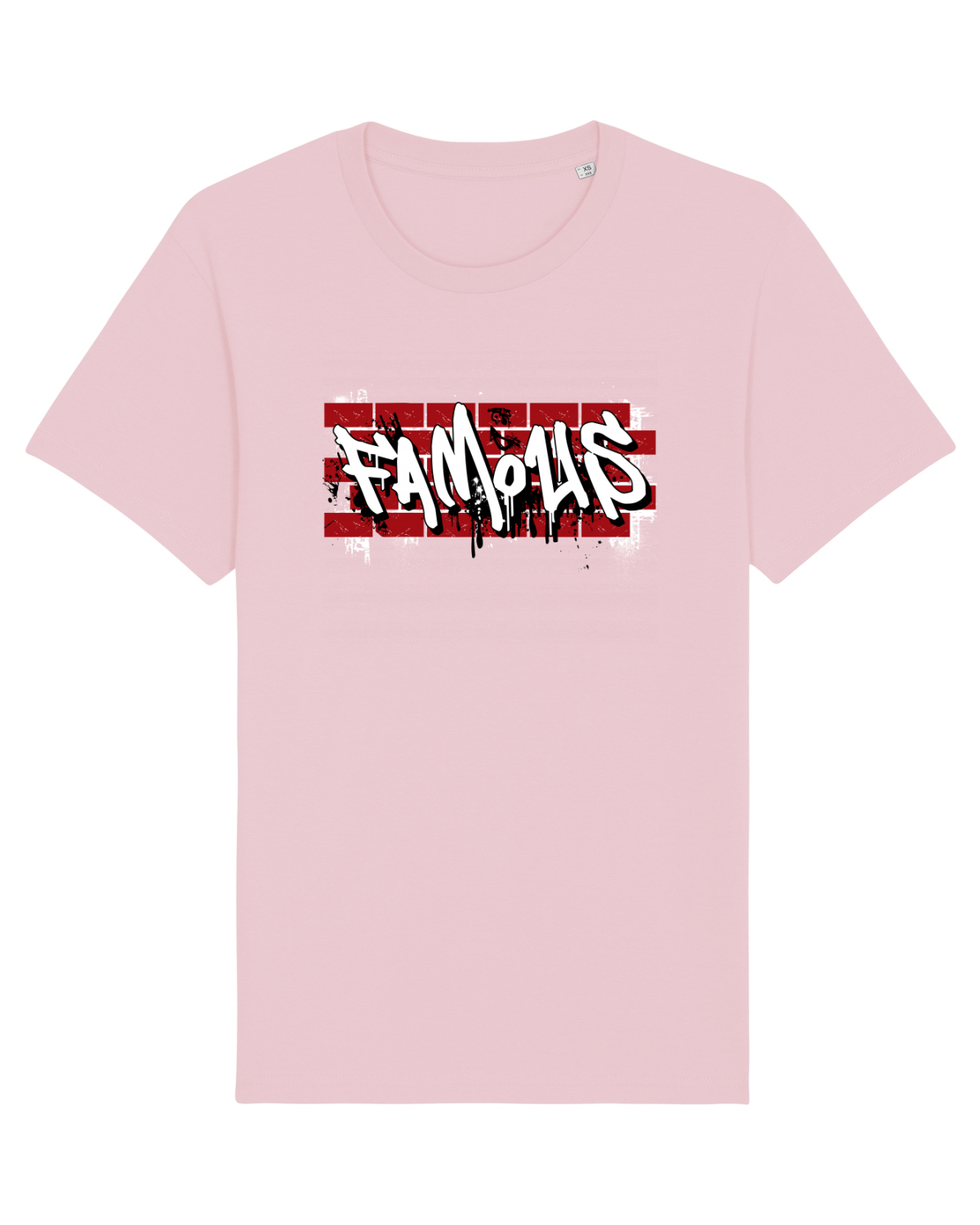 Tricou mânecă scurtă Unisex Rocker Cotton Pink