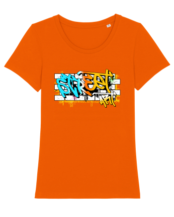 Street Art Bright Orange