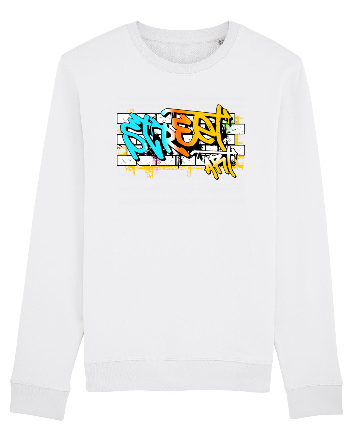 Bluză mânecă lungă Unisex Rise White