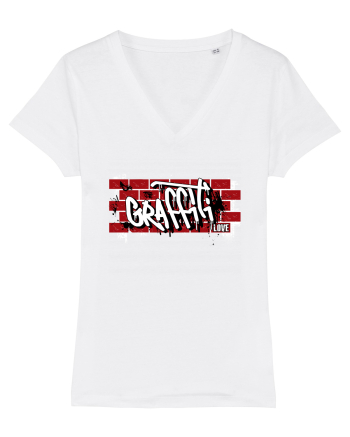 Graffiti Love White