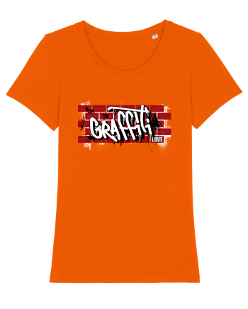 Graffiti Love Bright Orange