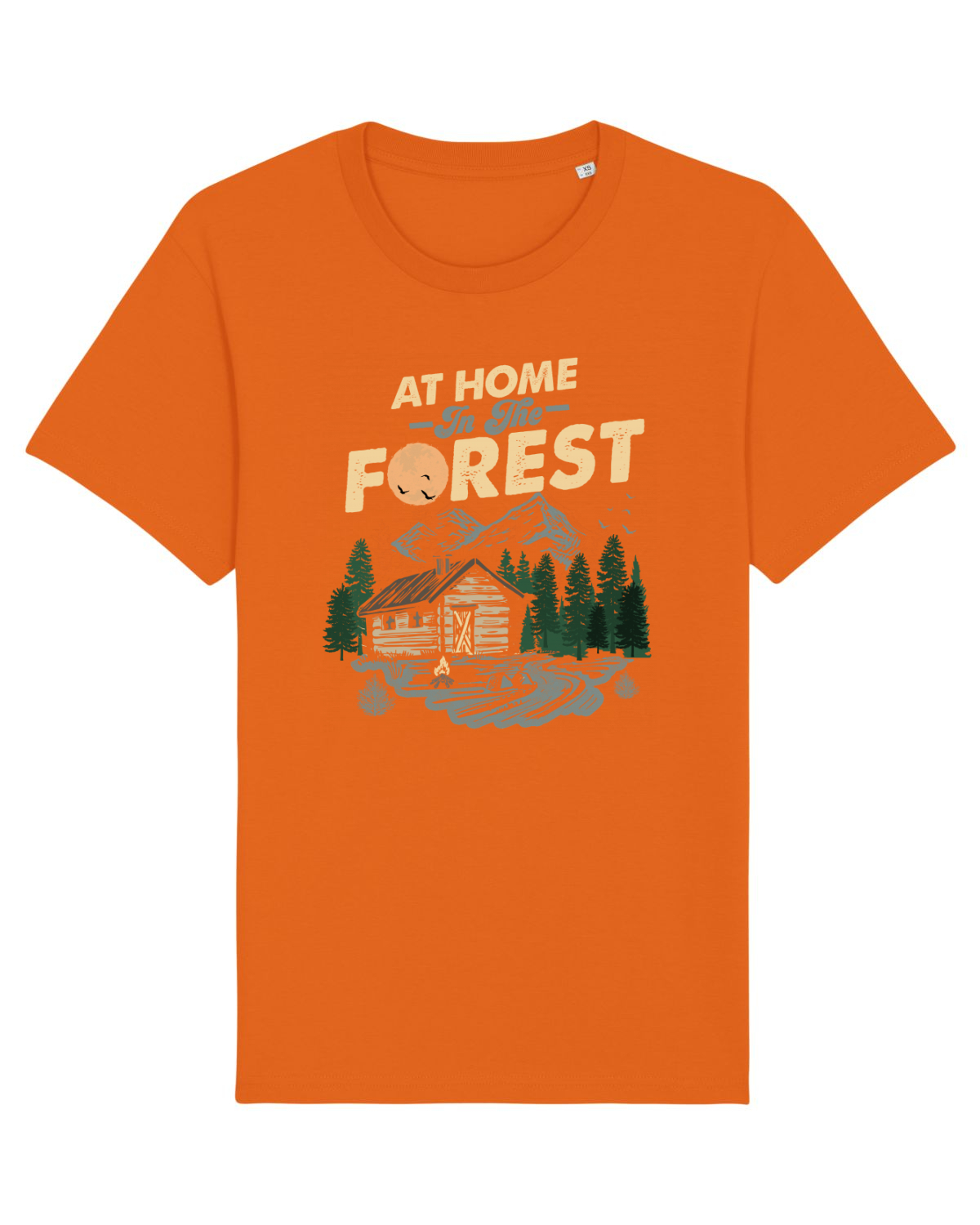 Tricou mânecă scurtă Unisex Rocker Bright Orange