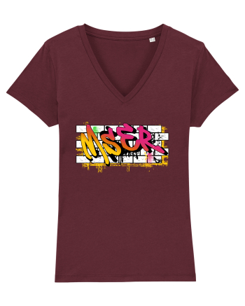 Graffiti Mser Burgundy