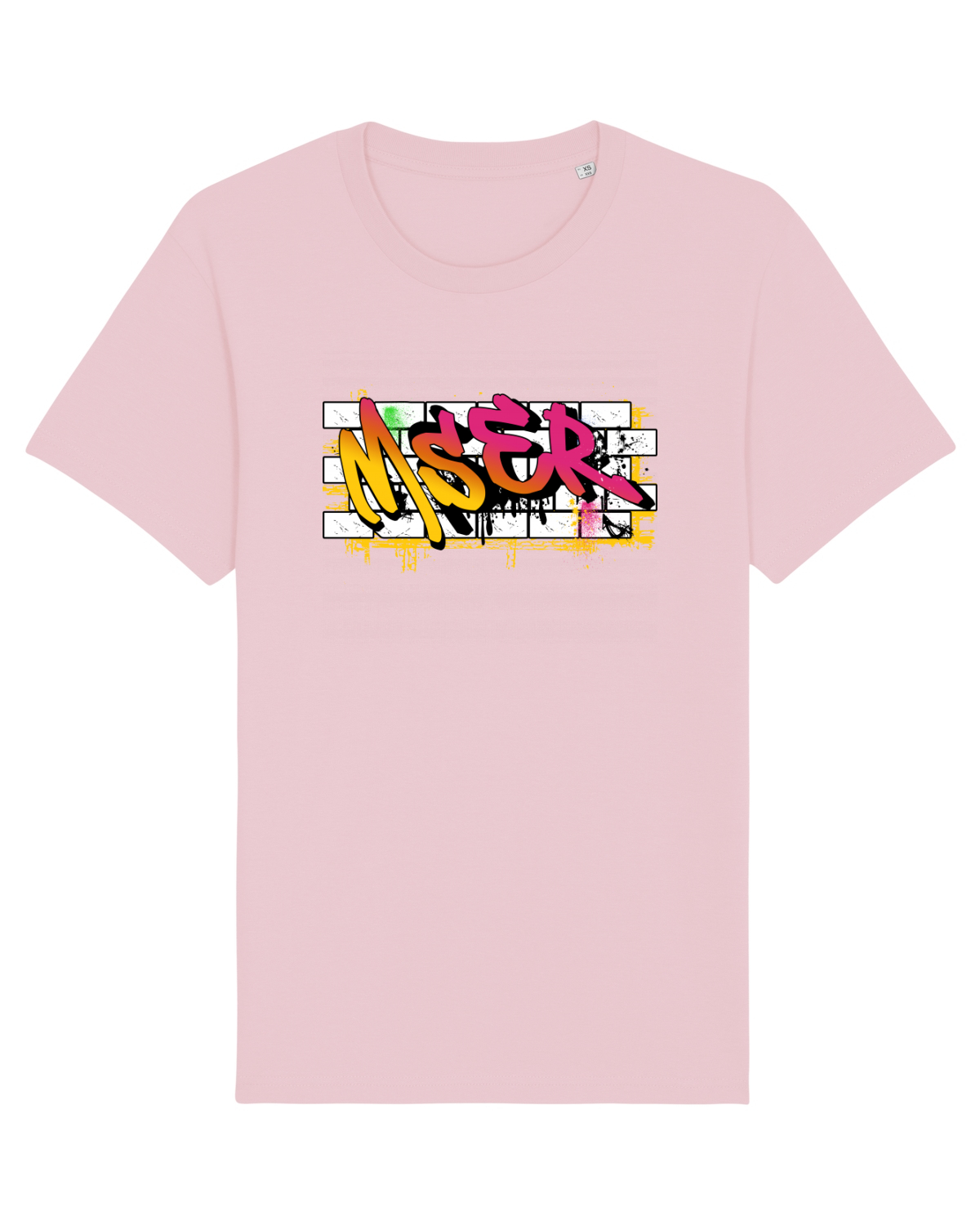 Tricou mânecă scurtă Unisex Rocker Cotton Pink