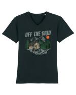 Off the Grid Tricou mânecă scurtă guler V Bărbat Presenter