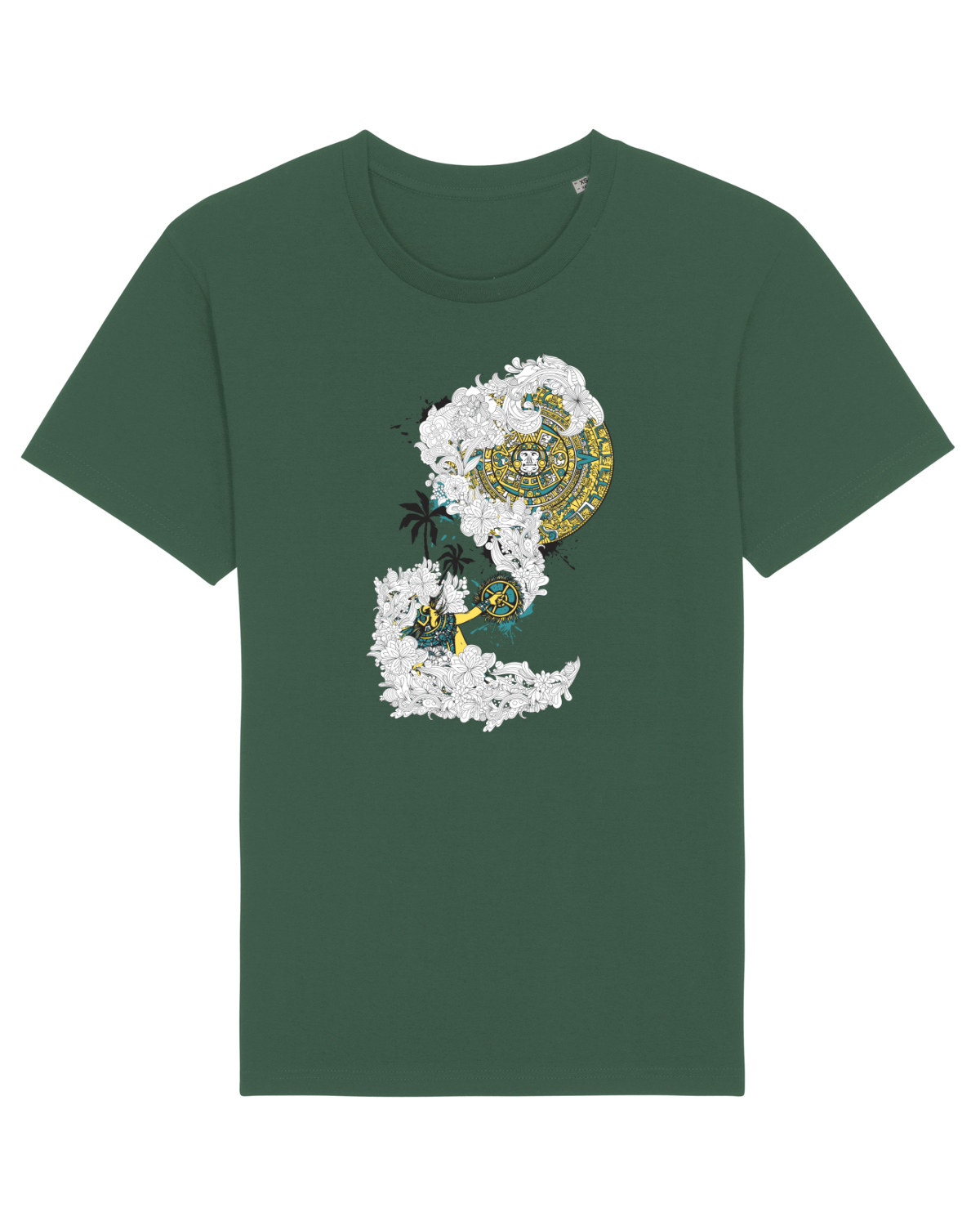Tricou mânecă scurtă Unisex Rocker Bottle Green