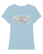 seeU Tricou mânecă scurtă guler larg fitted Damă Expresser