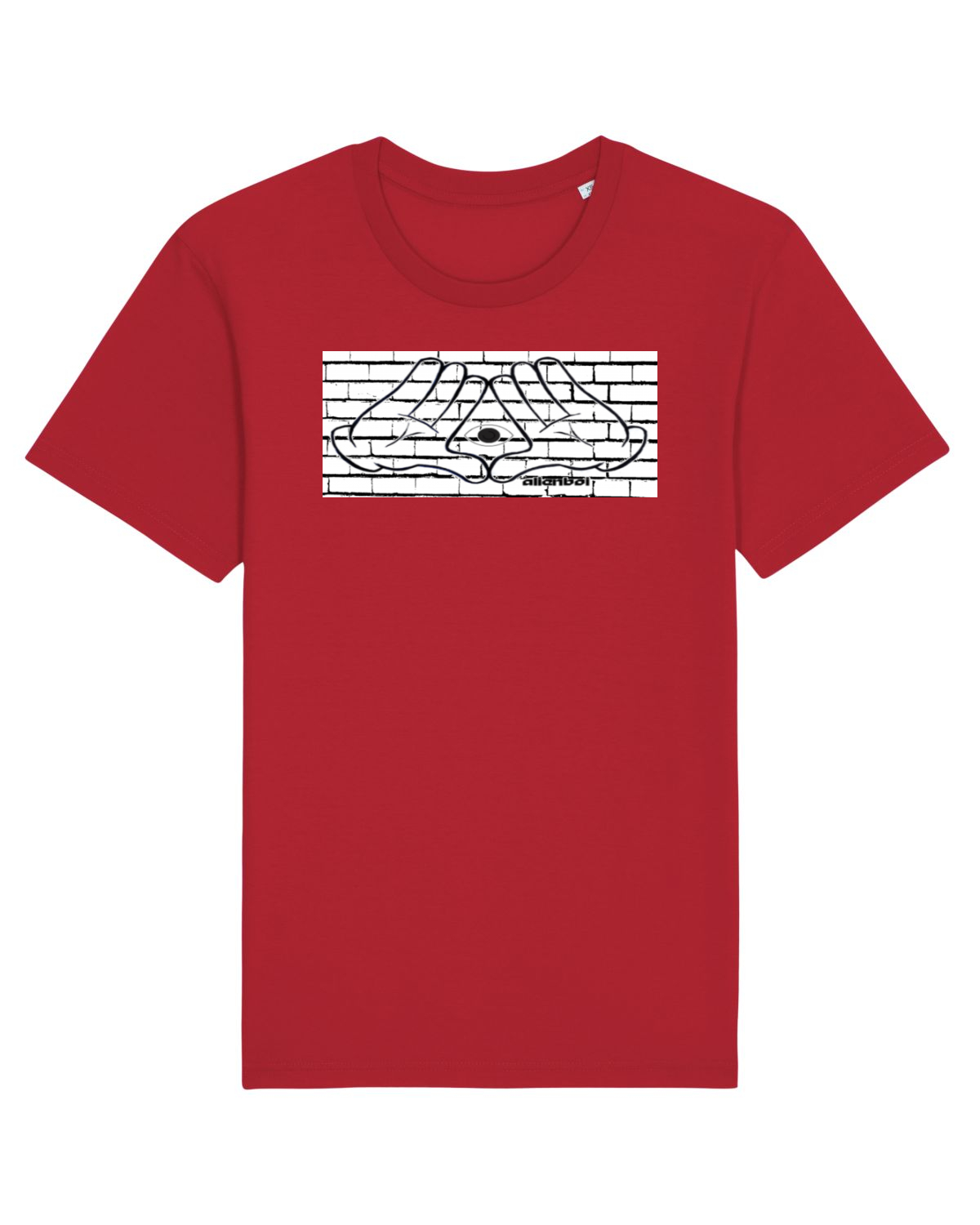 Tricou mânecă scurtă Unisex Rocker Red