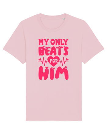 My Only Beats for Him / pentru cupluri Cotton Pink