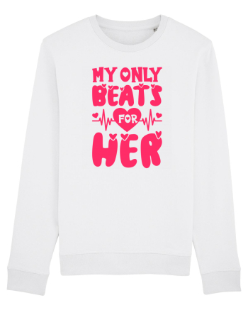 My Only Beats for Her / pentru cupluri White