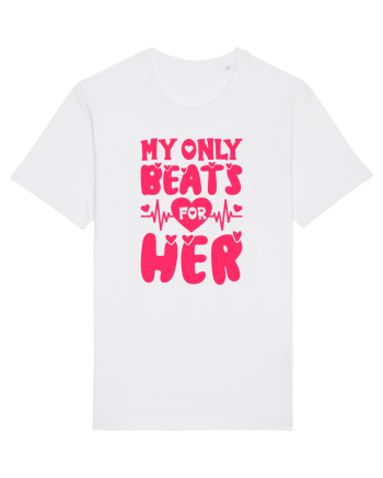 My Only Beats for Her / pentru cupluri White