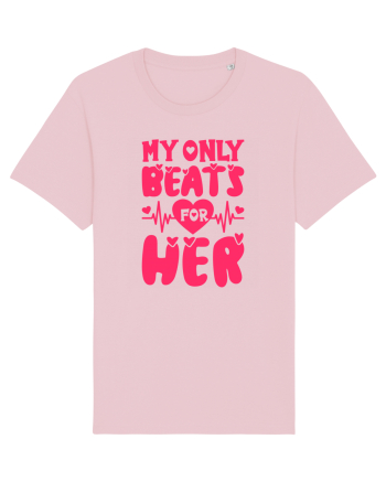 My Only Beats for Her / pentru cupluri Cotton Pink
