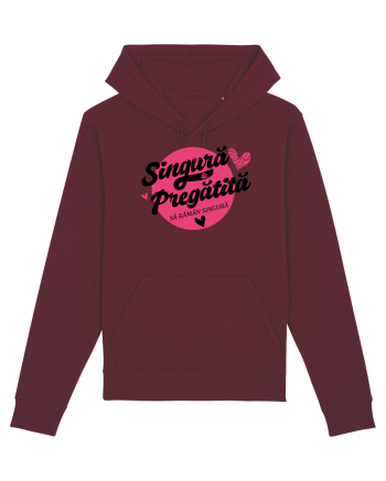 Singura si pregatita Burgundy
