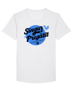 Singur si pregatit Tricou mânecă scurtă guler larg Bărbat Skater