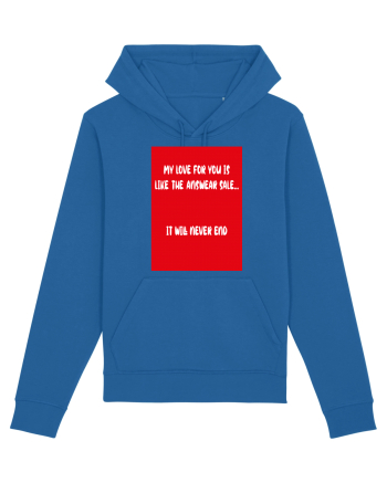 My Love For You Is Like Answear Sale Royal Blue