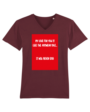 My Love For You Is Like Answear Sale Burgundy