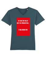 My Love For You Is Like Answear Sale Tricou mânecă scurtă guler V Bărbat Presenter
