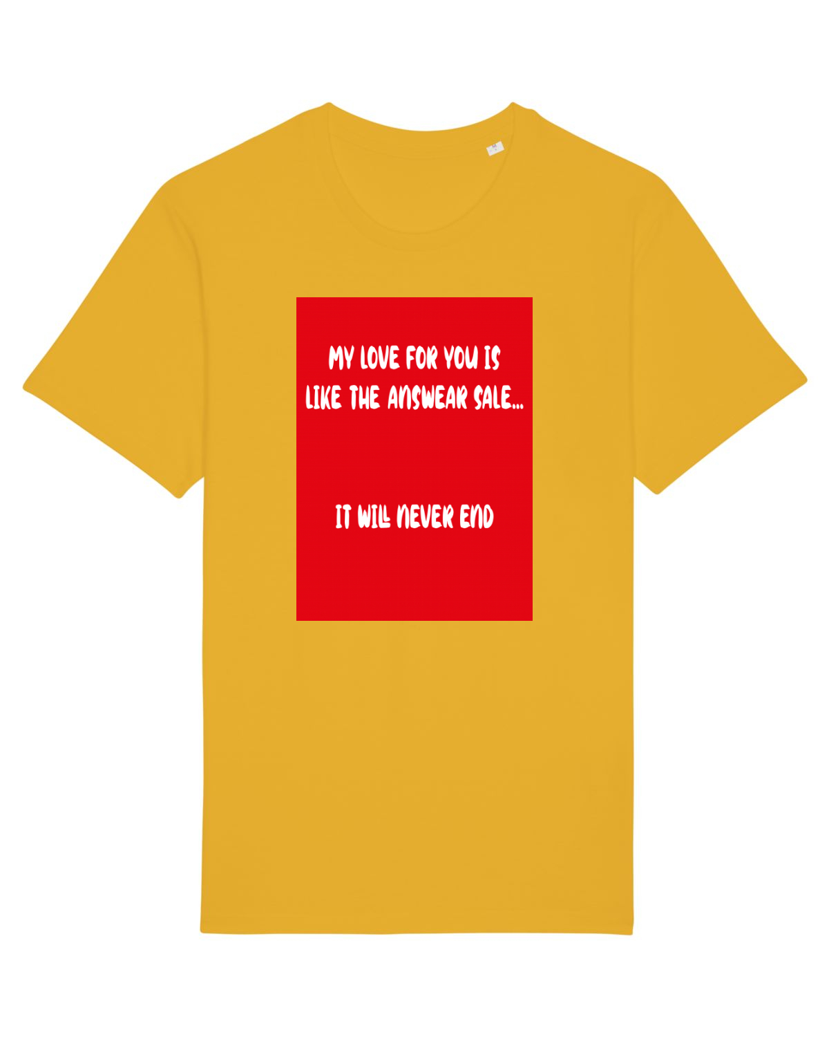 Tricou mânecă scurtă Unisex Rocker Spectra Yellow