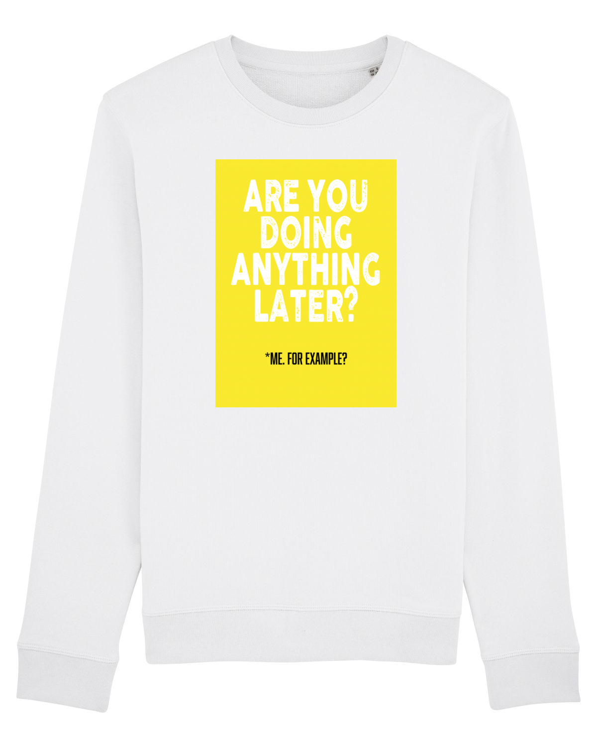 Bluză mânecă lungă Unisex Rise White