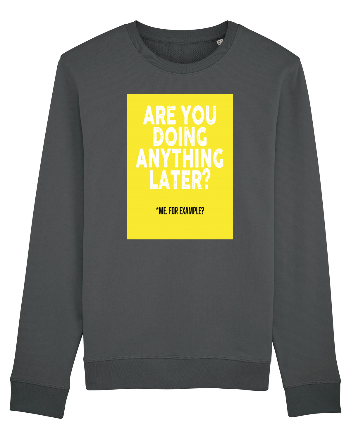 Bluză mânecă lungă Unisex Rise Anthracite