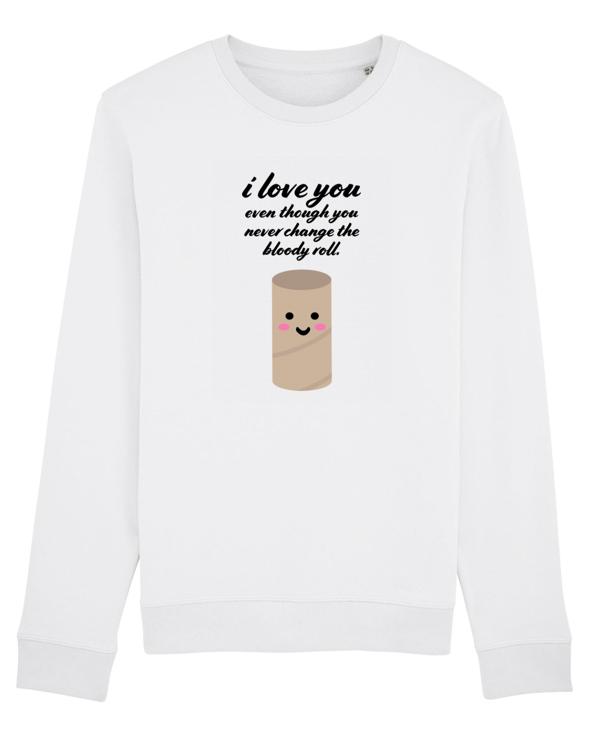 Bluză mânecă lungă Unisex Rise White