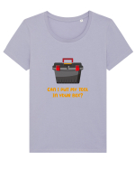 Can I Put My Tool In Your Box? Tricou mânecă scurtă guler larg fitted Damă Expresser