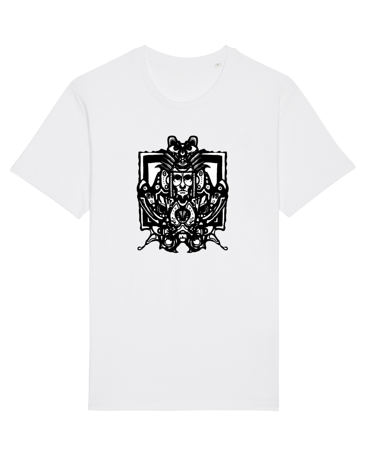 Tricou mânecă scurtă Unisex Rocker White
