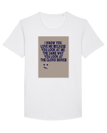 Glovo Driver Tricou mânecă scurtă guler larg Bărbat Skater