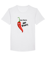Hot Stuff Tricou mânecă scurtă guler larg Bărbat Skater