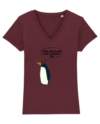 I Like Big Butts And I Cannot Fly Burgundy