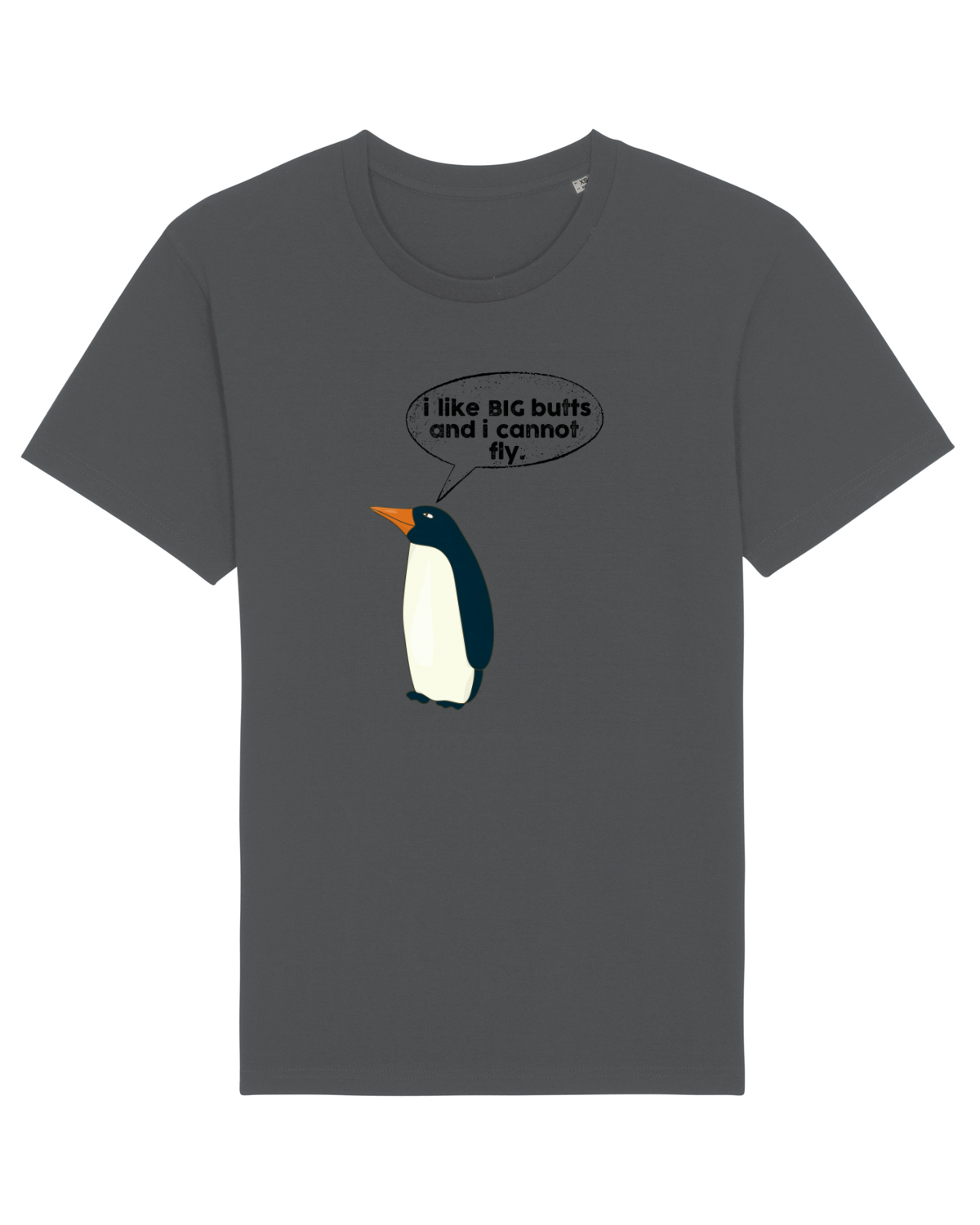 Tricou mânecă scurtă Unisex Rocker Anthracite
