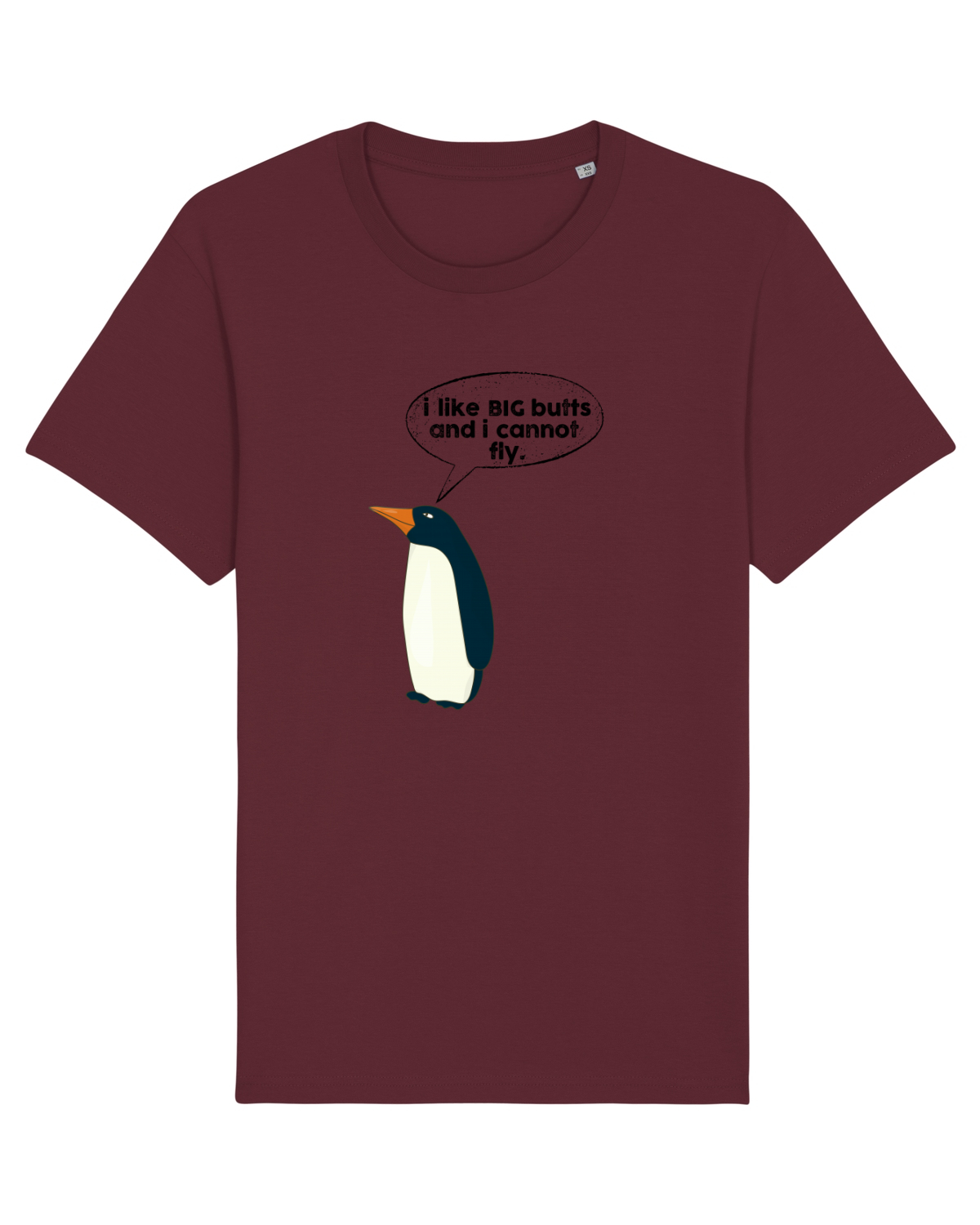 Tricou mânecă scurtă Unisex Rocker Burgundy