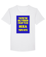 Ikea Trips Tricou mânecă scurtă guler larg Bărbat Skater