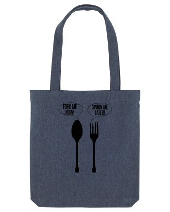 Fork Me Now, Spoon Me Later Midnight Blue