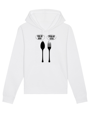Fork Me Now, Spoon Me Later White