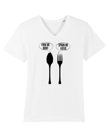 Fork Me Now, Spoon Me Later White