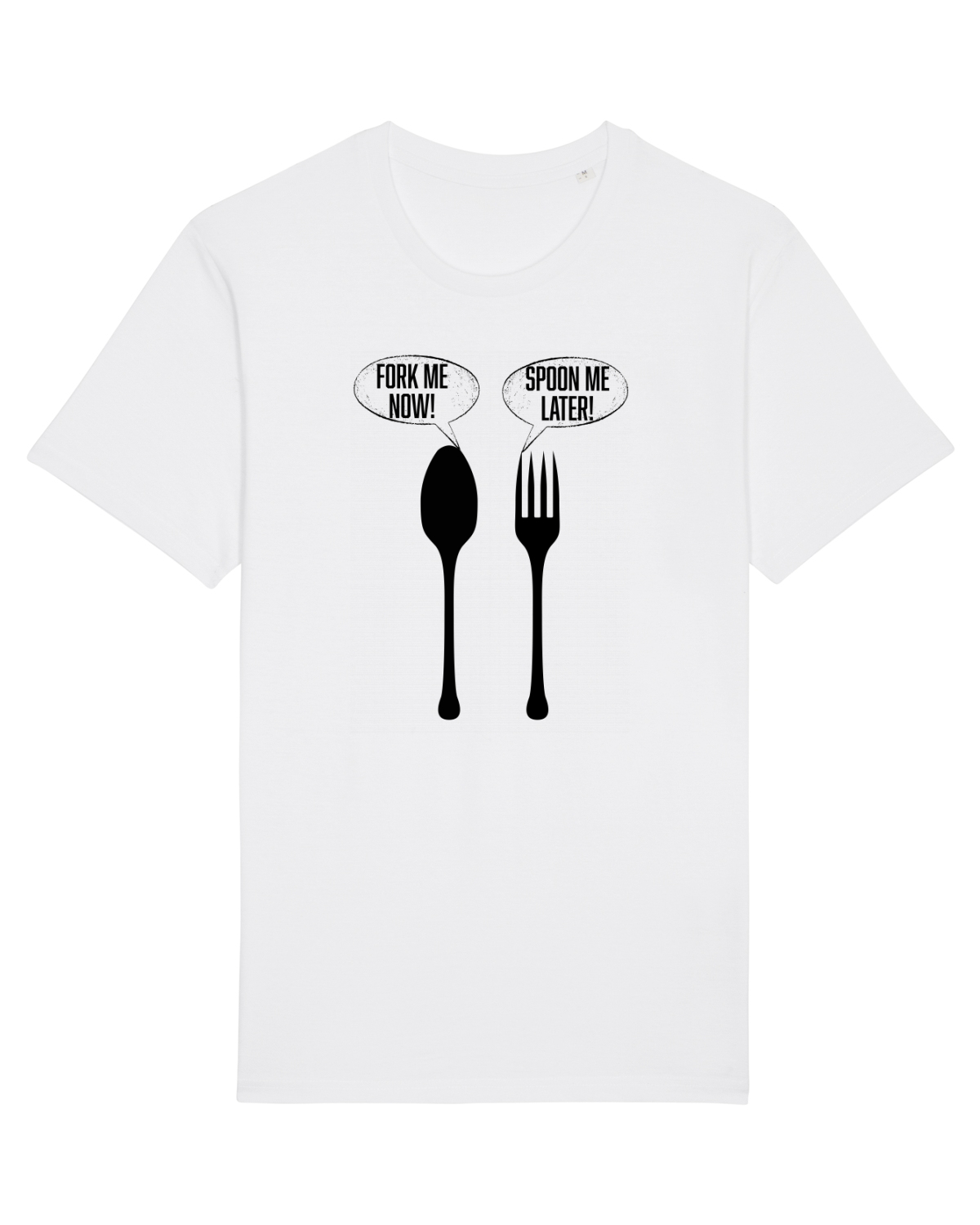 Tricou mânecă scurtă Unisex Rocker White