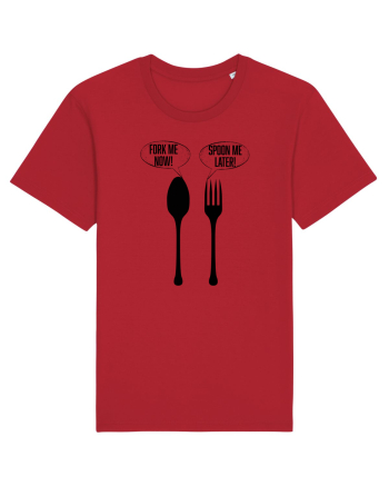 Fork Me Now, Spoon Me Later Red