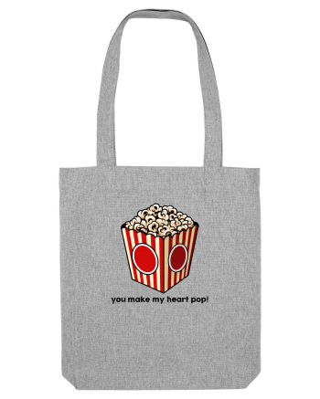 You Make My Heart Pop Heather Grey