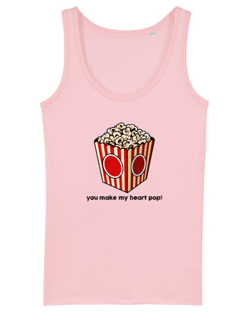 You Make My Heart Pop Cotton Pink
