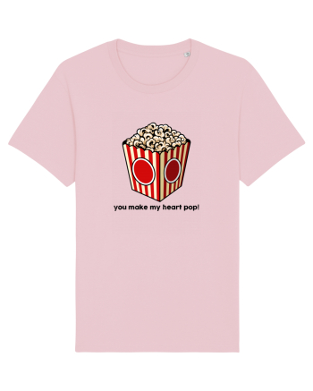 You Make My Heart Pop Cotton Pink